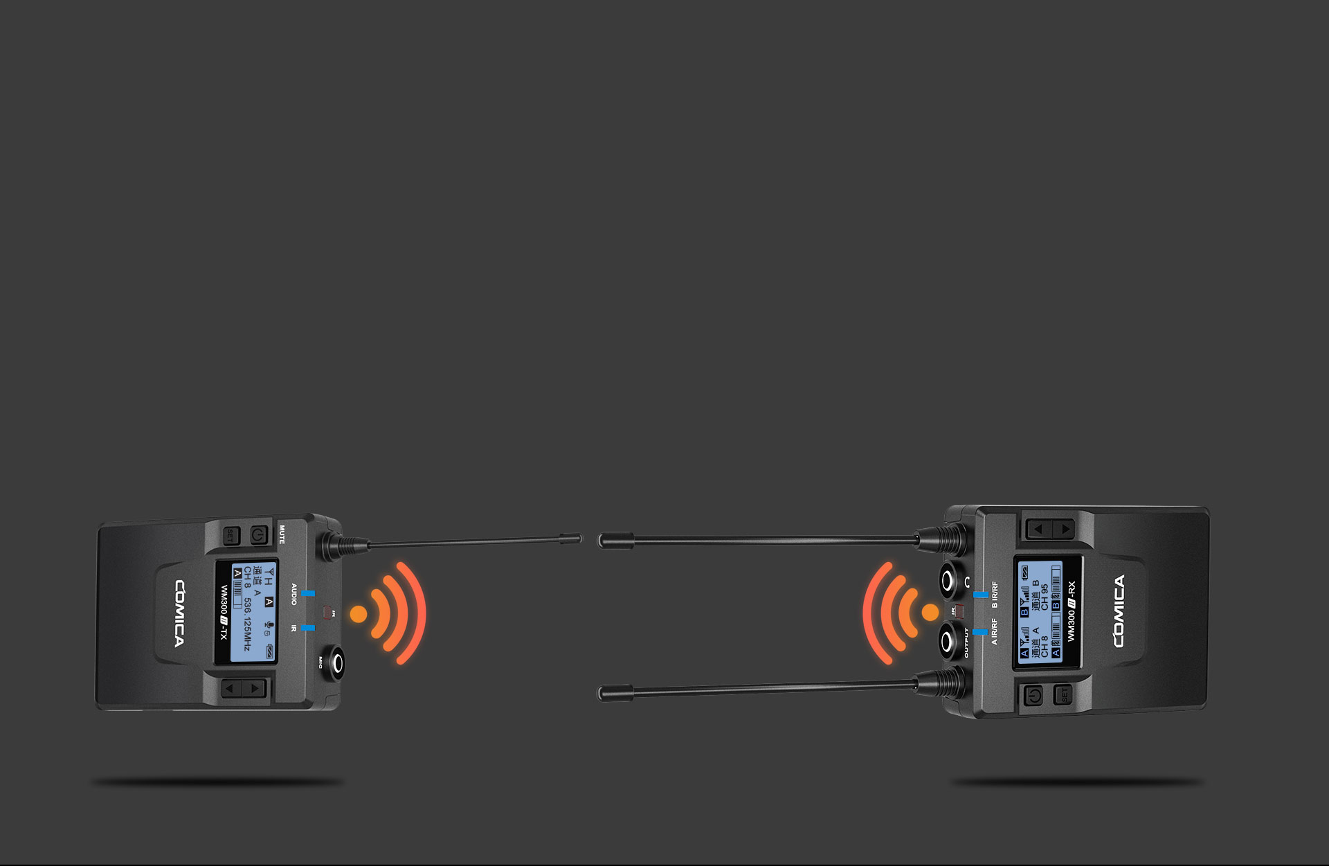 Support Auto-scanning/Manual Channel-setting and IR Sync
