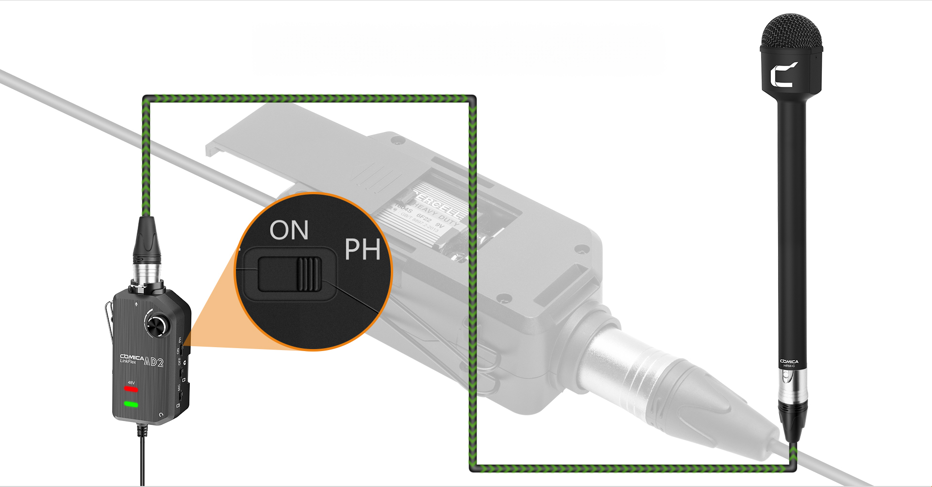 Support 48V Phantom Power