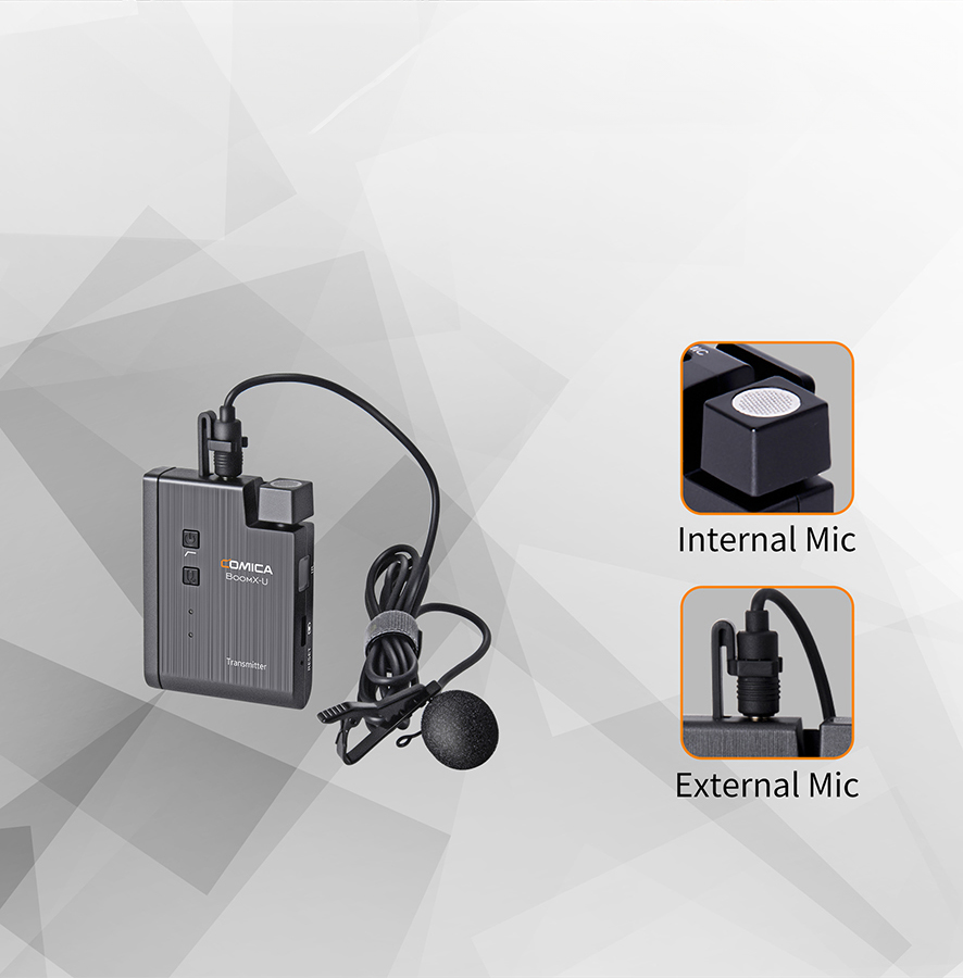 Internal and External Mic Two Input Modes