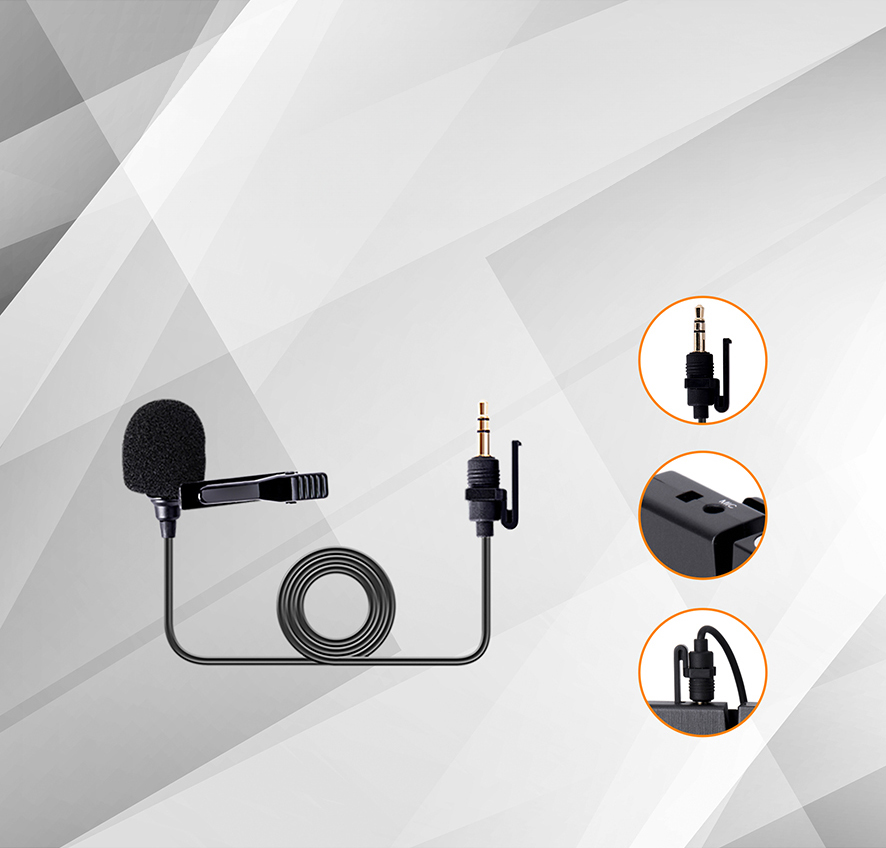 Special Anti-loose Design for External Lavalier Mic