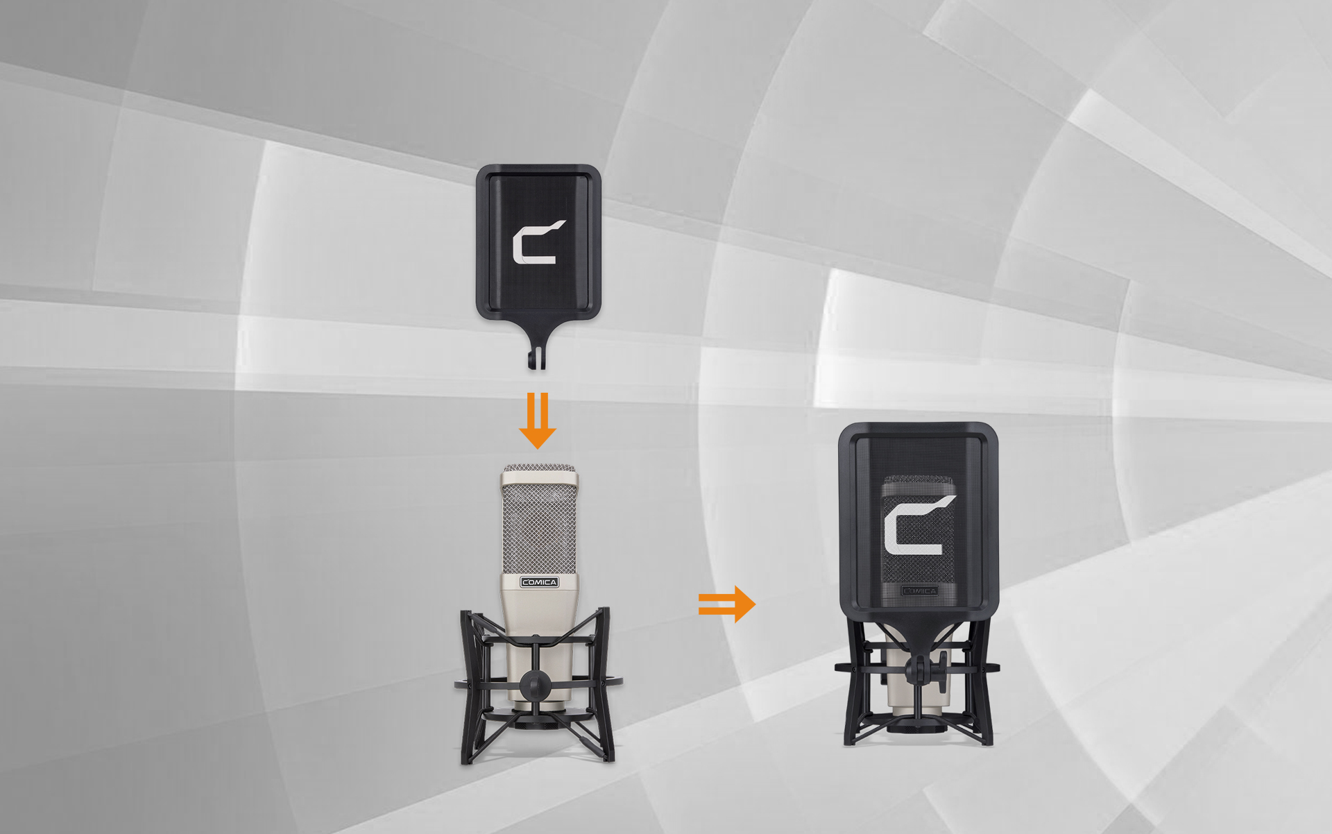 Detachable Pop-Shield Design to Efficiently Filter Airflow