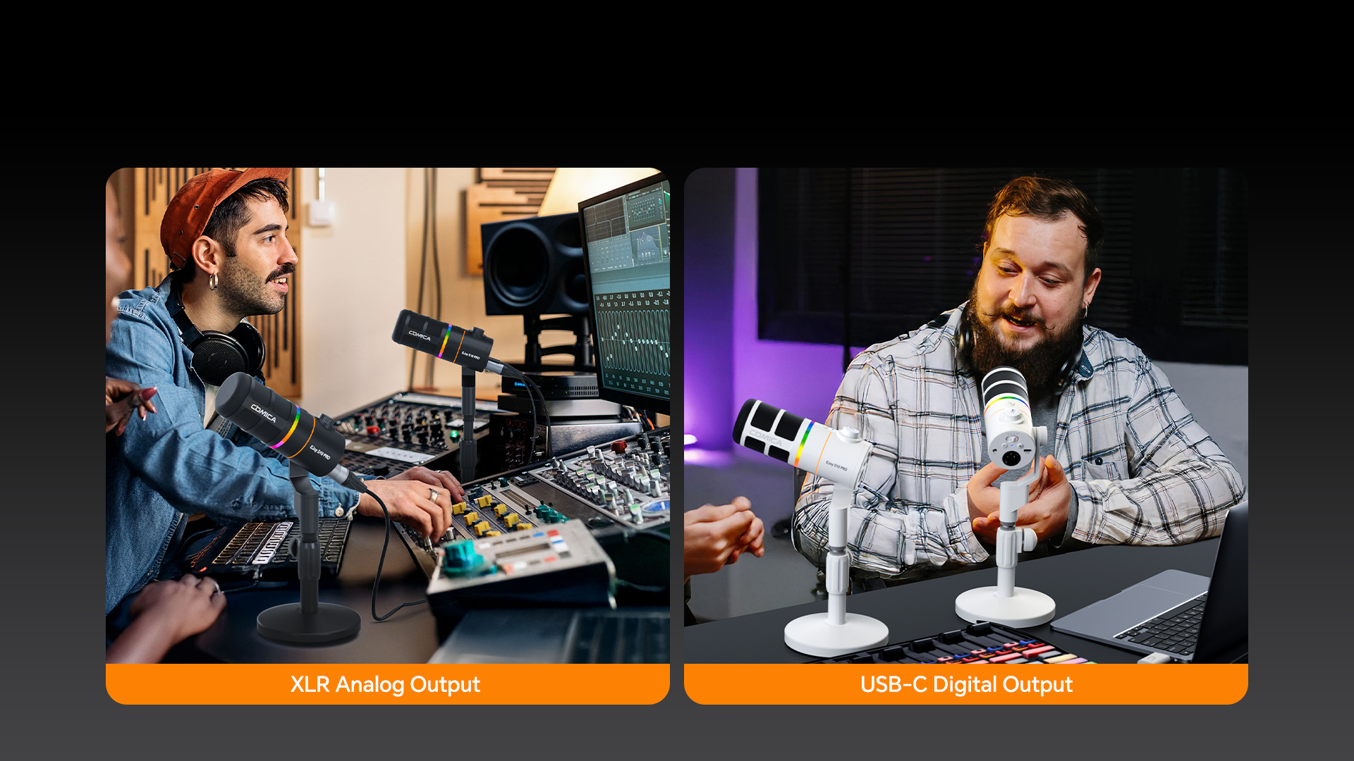 XLR/USB-C Digital/Analog Outputs, Wide Compatibility