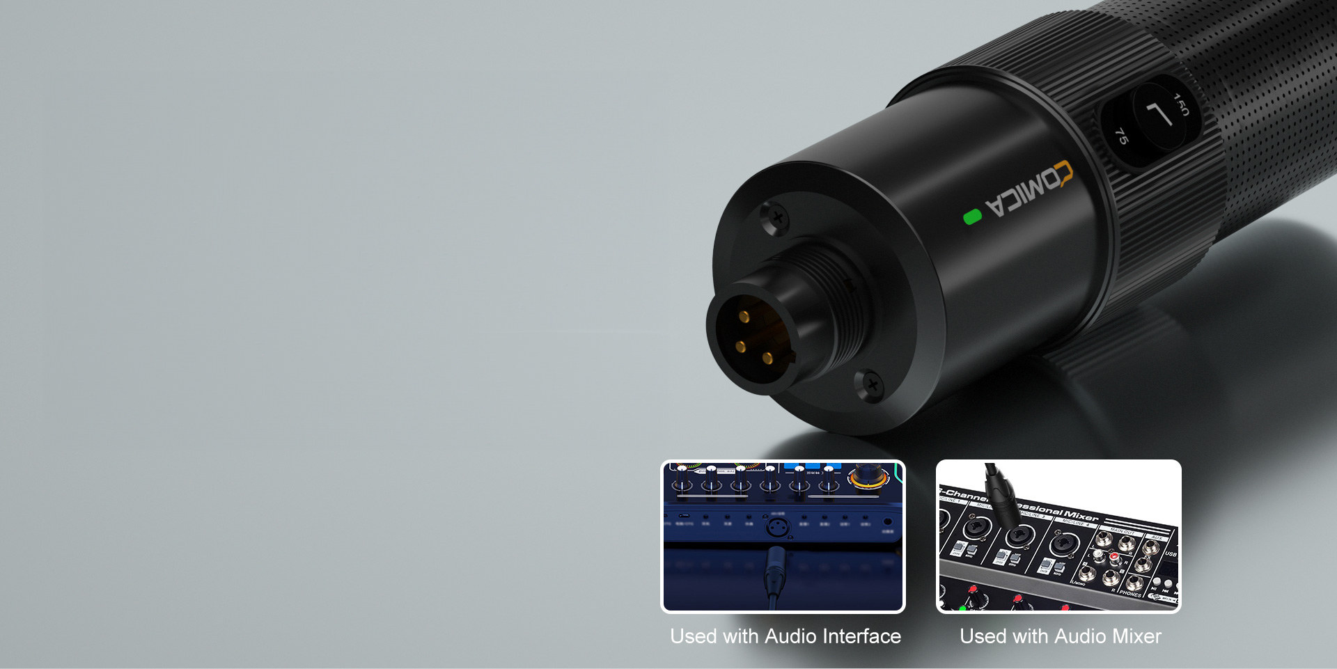 XLR Interface Output, Support 48V Phantom Power