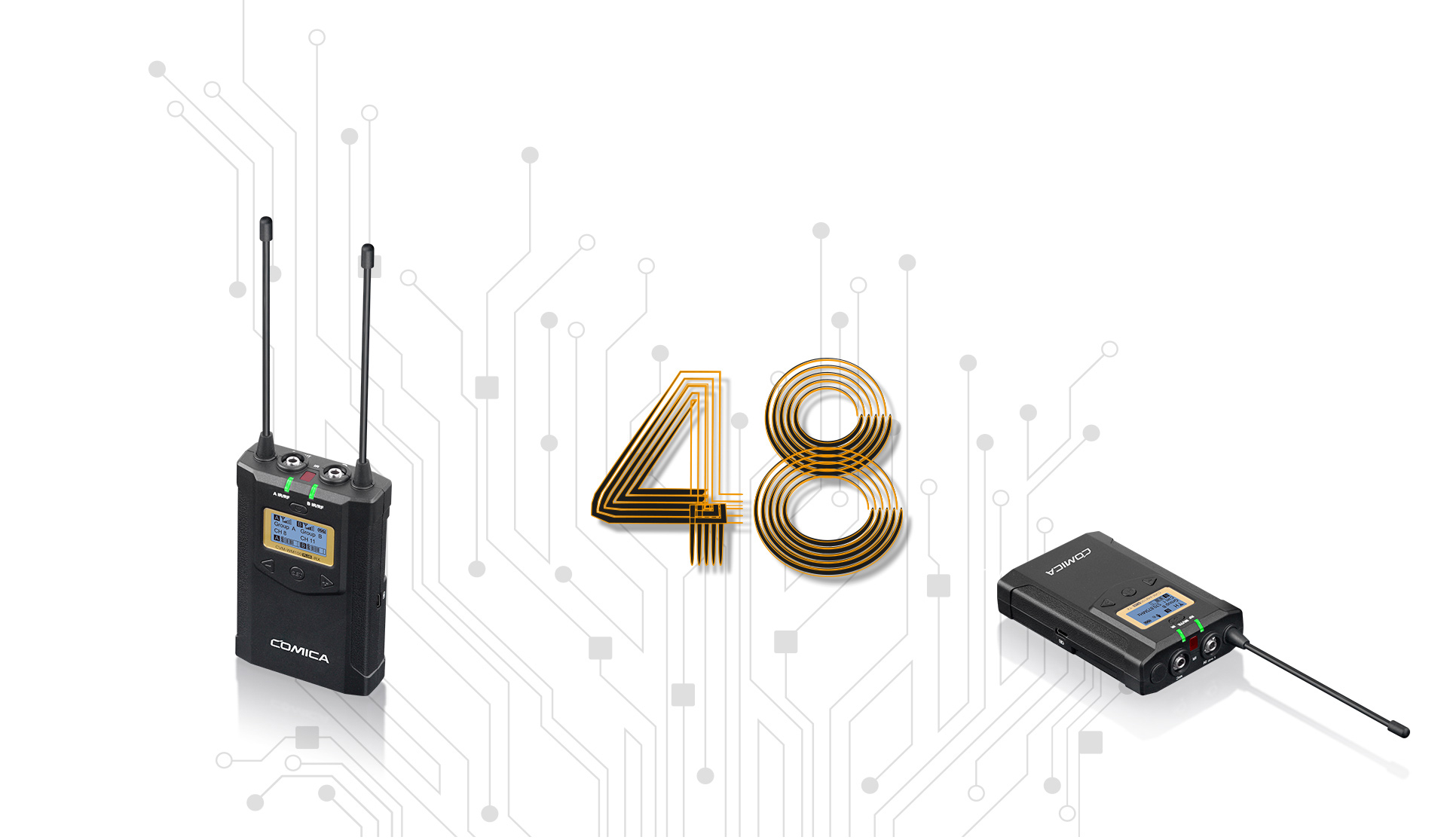 48 Channels, Convenient for Multiple Devices Working Together