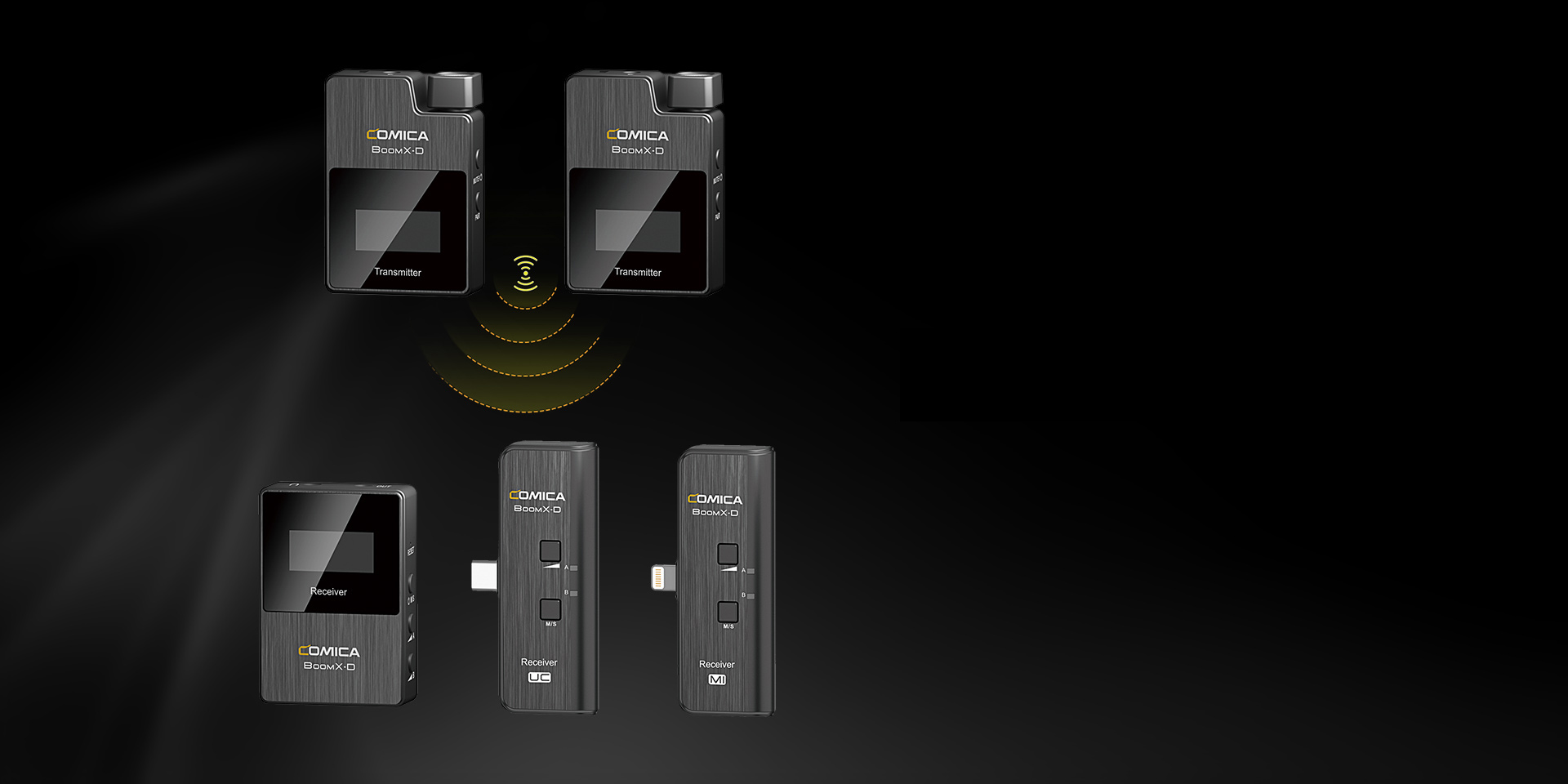 Dual Transmitters Triggered by One Receiver