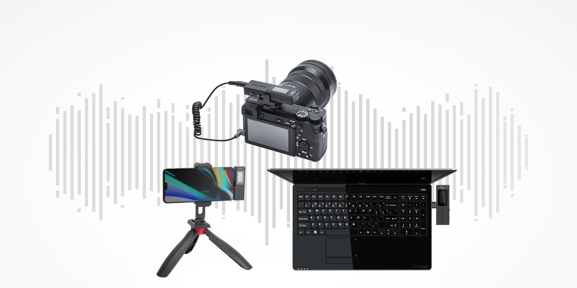 3.5mm Analog and USB Digital Two Output Modes