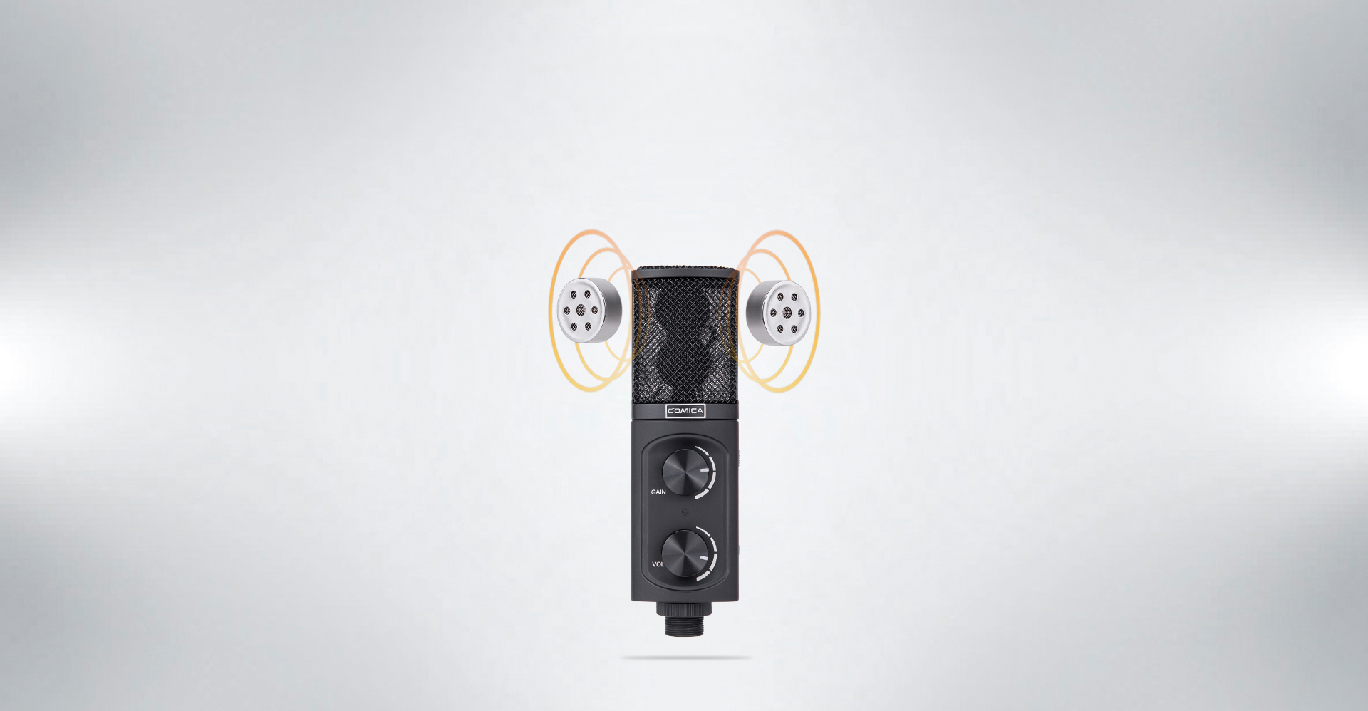 16mm Gold-Plating Condenser Mic, Professional Studio Quality