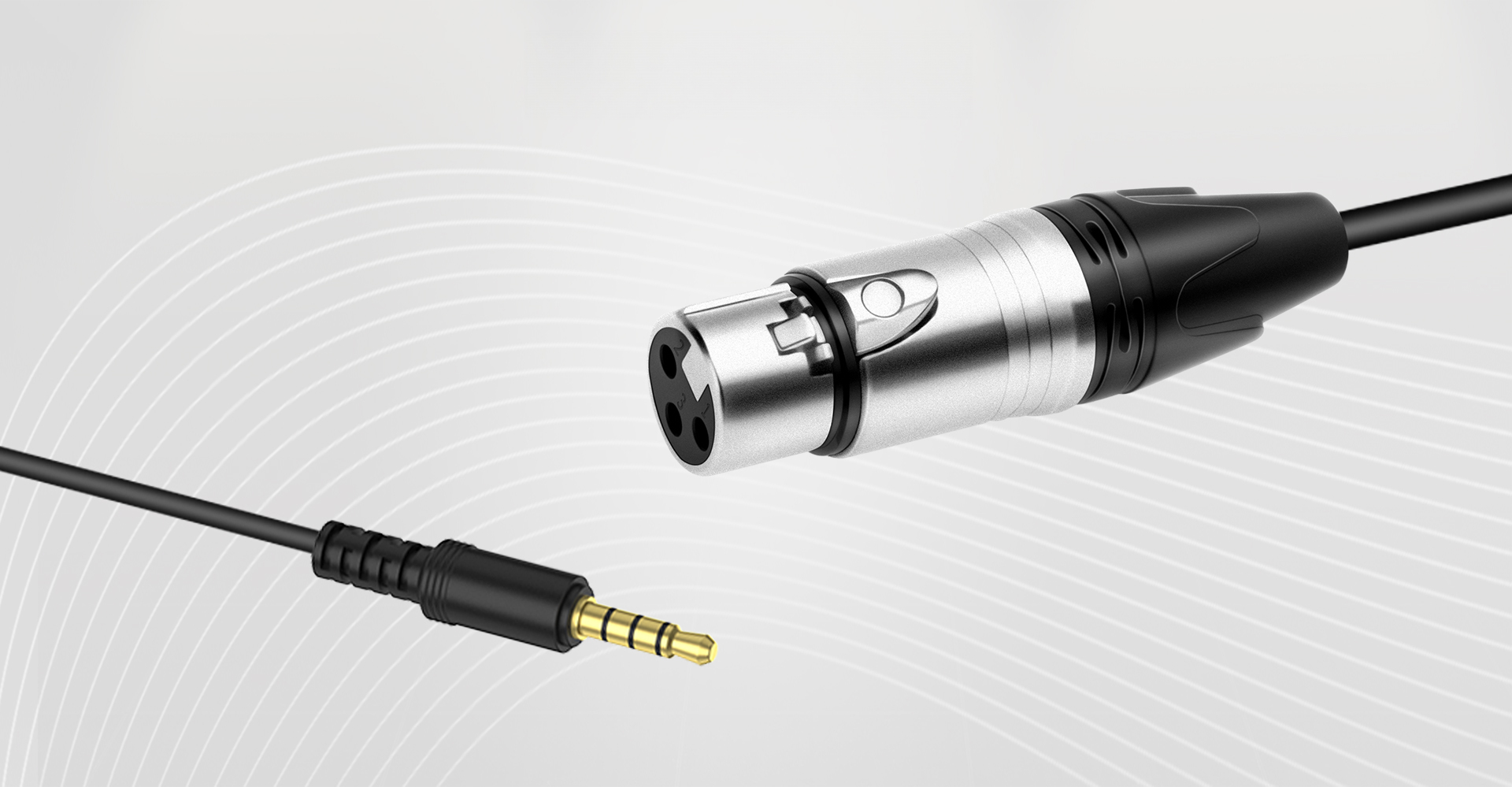 XLR-3.5mm Audio Adapter Preamp