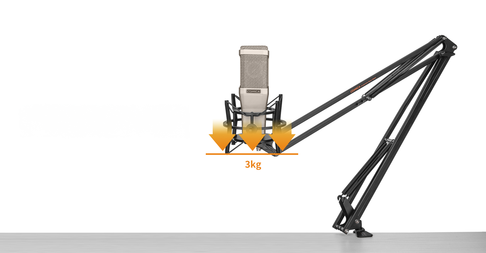 Loading up to 3kg for Stable Usage