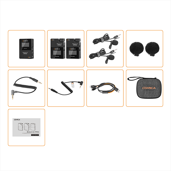 BoomX-D PRO,2.4G Dual-channel On-board Recording Wireless Microphone - Shenzhen Commlite Technology Co., Ltd. BoomX-D PRO,2.4G Dual-channel On-board Recording Wireless Microphone - Shenzhen Commlite Technology Co., Ltd.