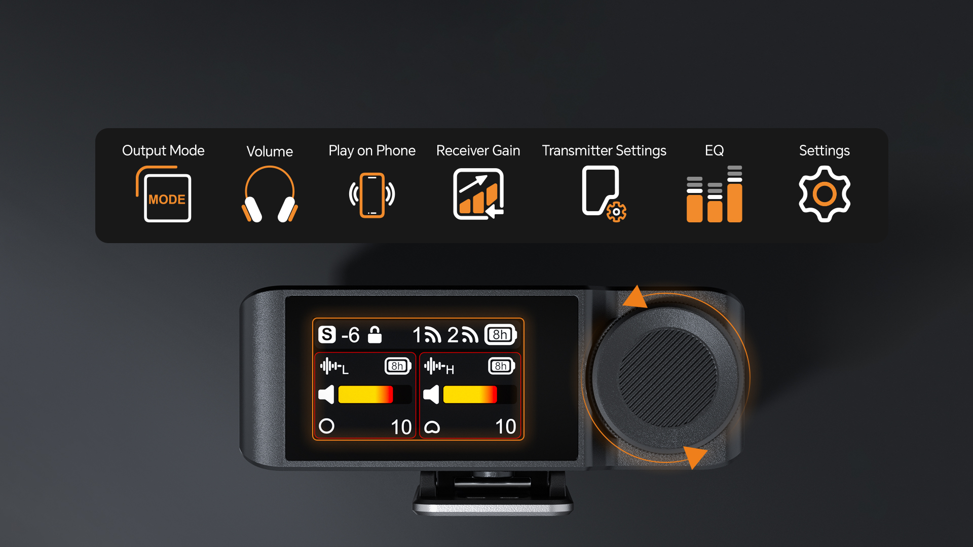 IPS Touchscreen with a Dial for Efficient Operation