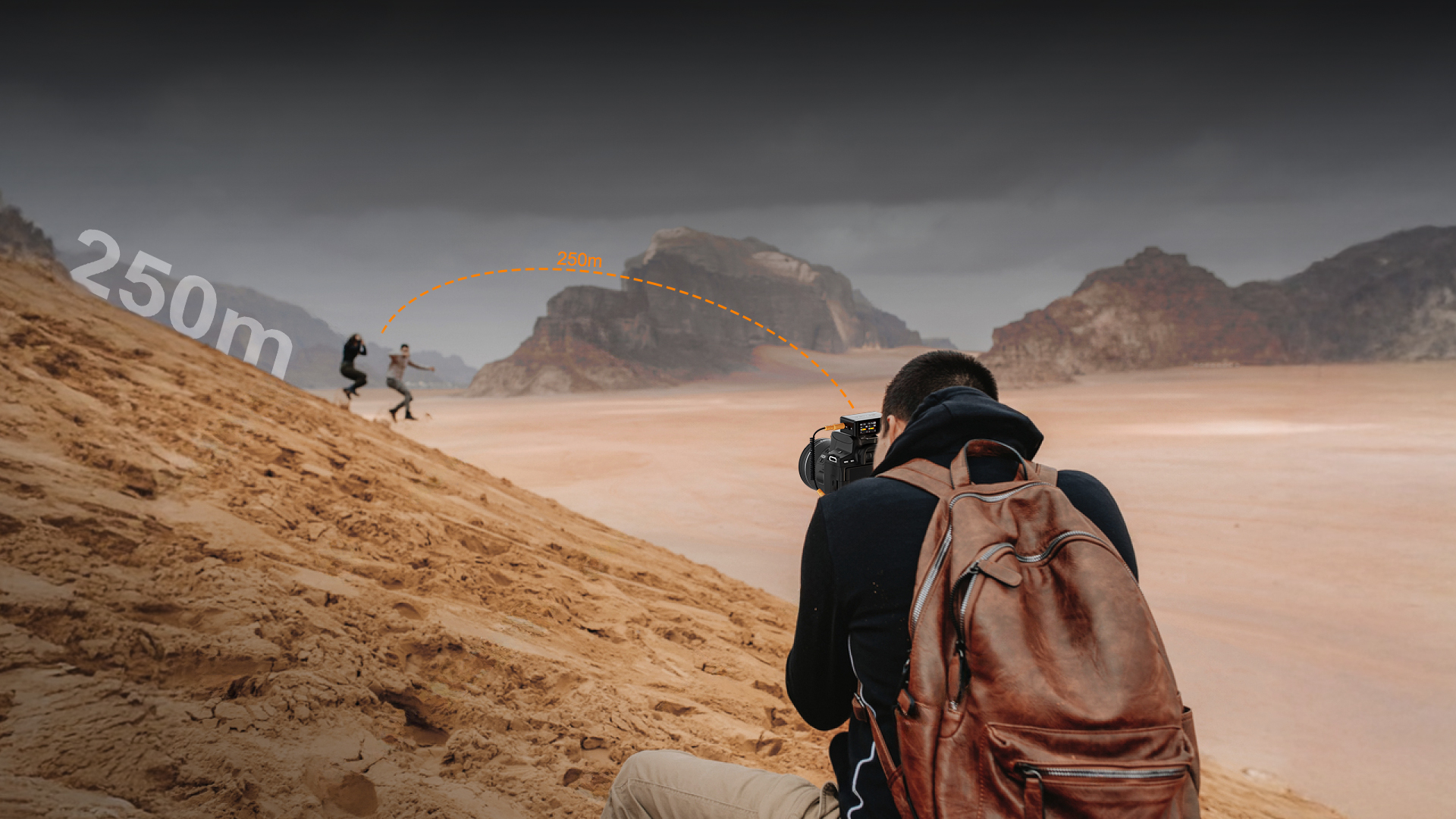 Working Range Up to 250m, Stable&Low Latency(Open Area)
