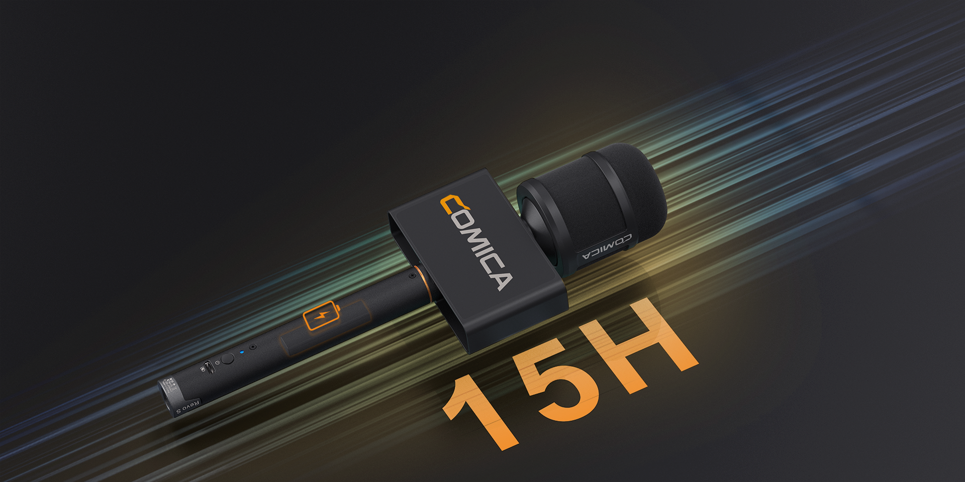 Built-in Lithium Battery, Duration Up to 15 Hours
