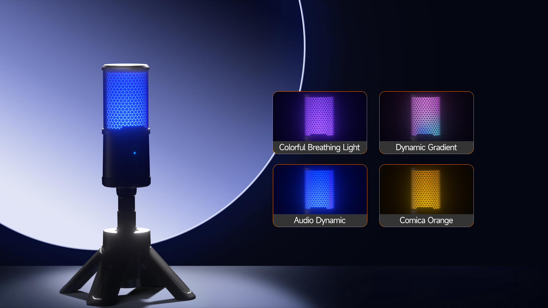 Dynamic Radiant RGB Light with 4 Optional Effects