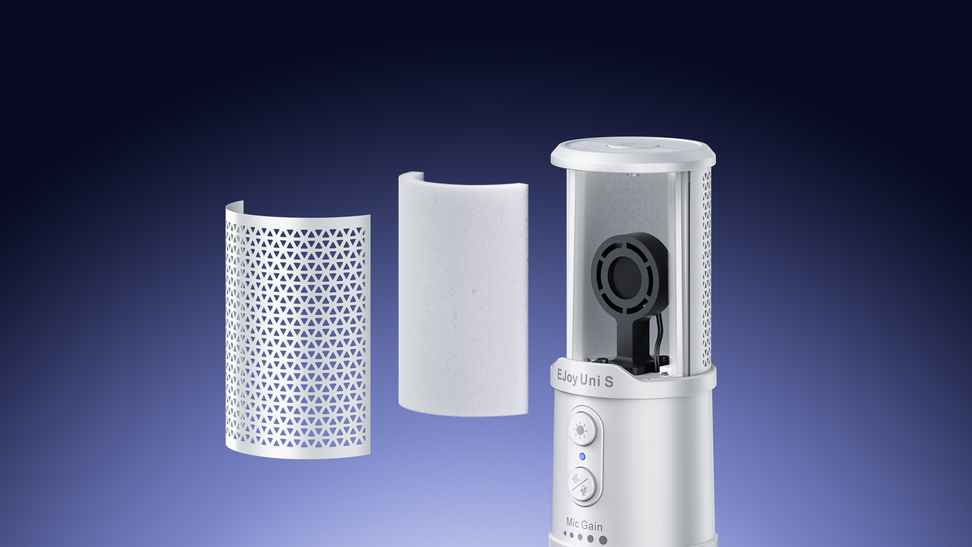 Built-in Anti-spray Sponge, Effectively Prevent Popping Sound