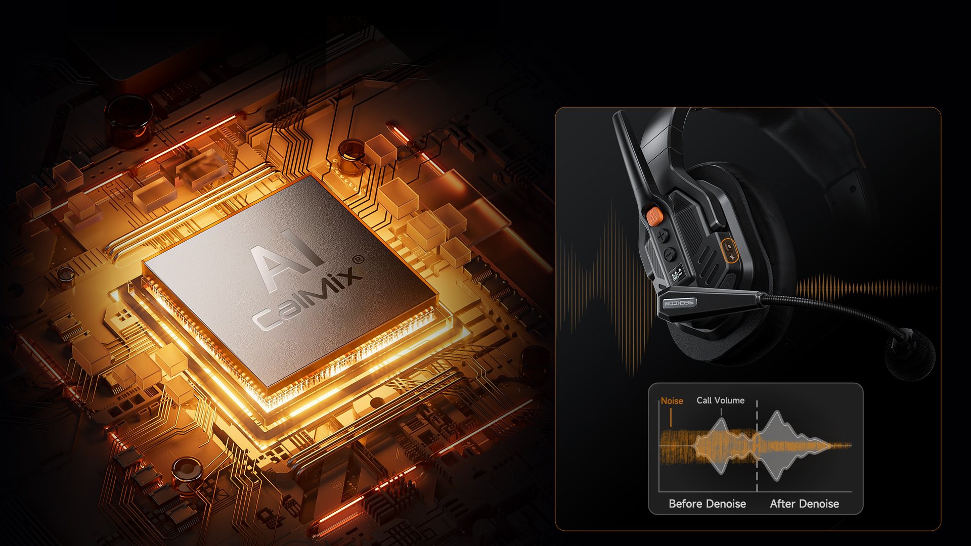 CalMix®  AI/ENC Optional Noise Reduction