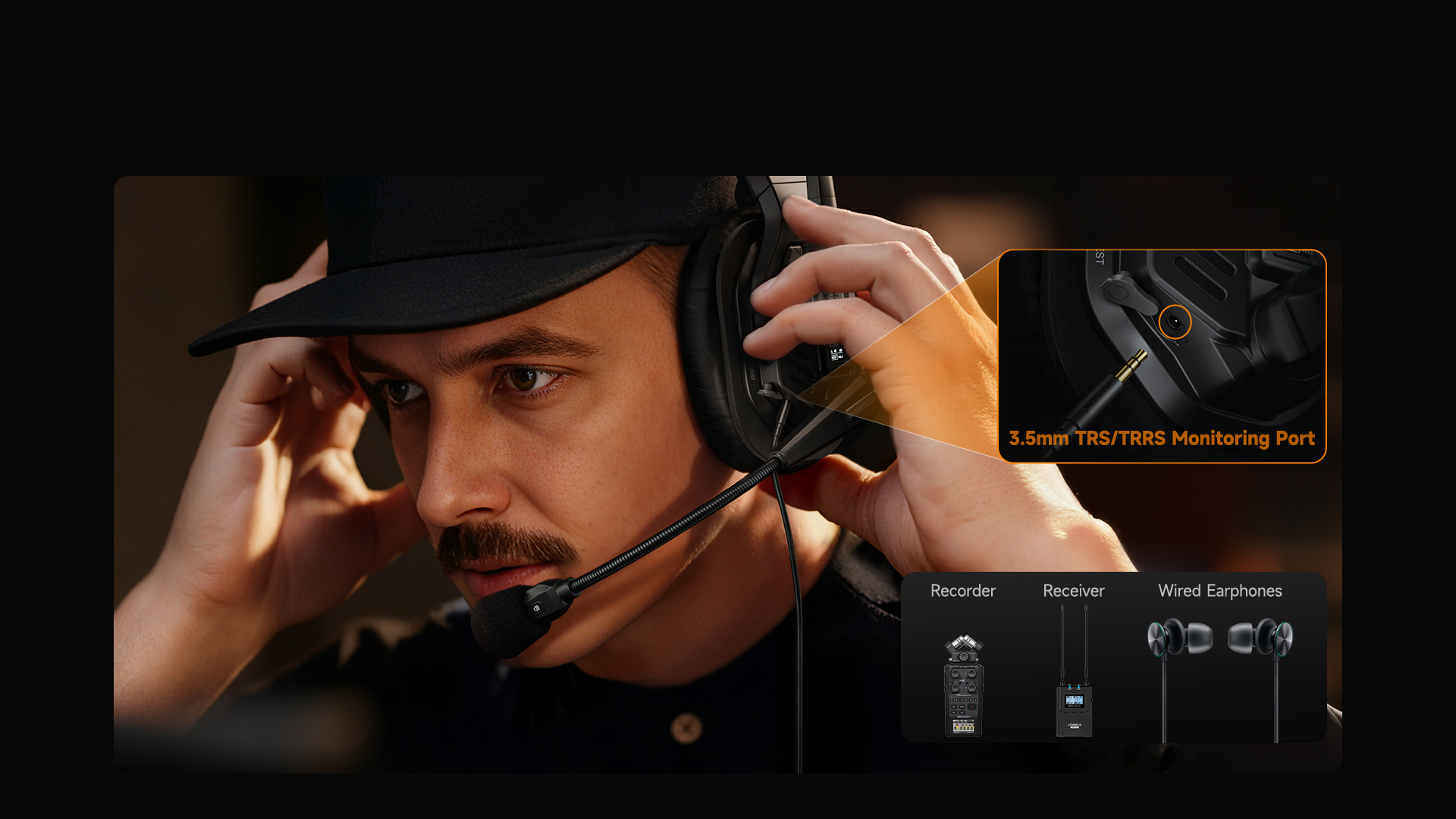 Support 3.5mm External Audio Input/Cascade Extension