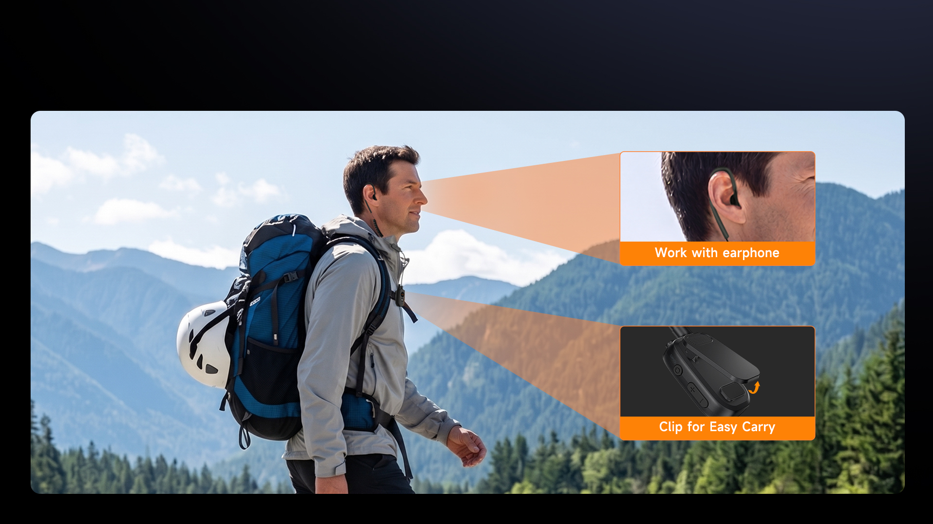 Mini Lavalier Design, Hands-free and Portable